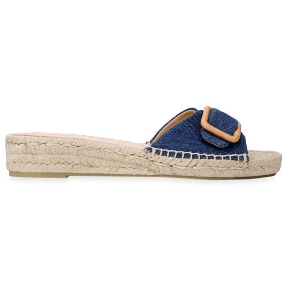 🌹VERONICA BEARD🌹Apa Denim Espadrille Sandals Size: 11 - Picture 2 of 10